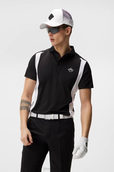 J.Lindeberg freddy polo miehet musta 4VD0328 vaatetus