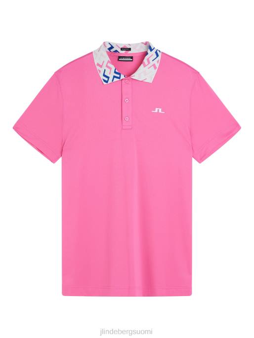 J.Lindeberg glen polo miehet atsalea pinkki 4VD0155 vaatetus