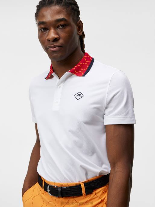 J.Lindeberg glen polo miehet valkoinen 4VD0318 vaatetus