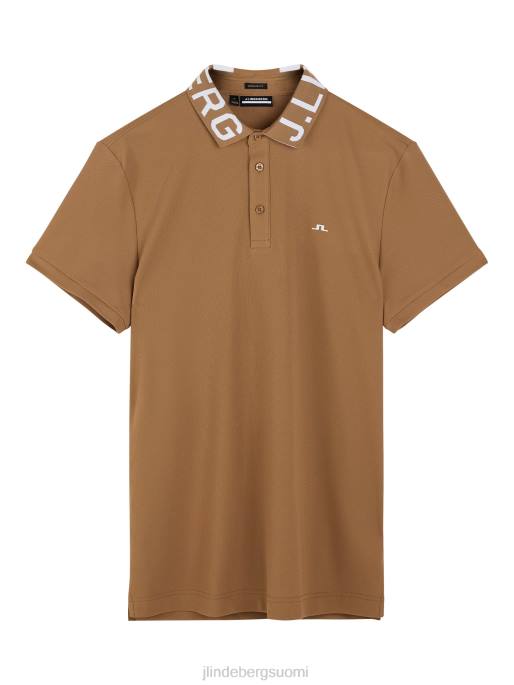 J.Lindeberg gus polo miehet tiikeriruskea 4VD0307 vaatetus