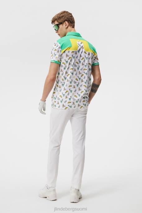 J.Lindeberg jeff nyc golf poolo miehet valkoinen 4VD0193 vaatetus