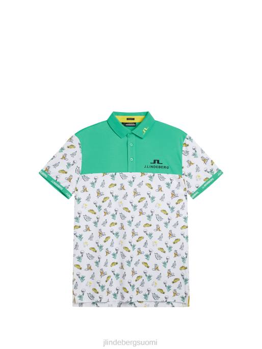 J.Lindeberg jeff nyc golf poolo miehet valkoinen 4VD0193 vaatetus
