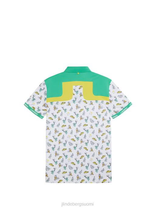 J.Lindeberg jeff nyc golf poolo miehet valkoinen 4VD0193 vaatetus