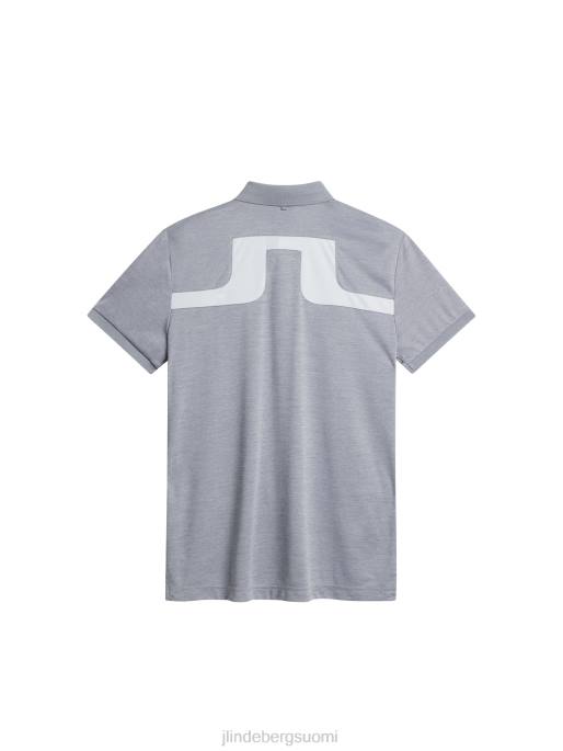 J.Lindeberg jeff polo miehet harmaa melansi 4VD0120 vaatetus