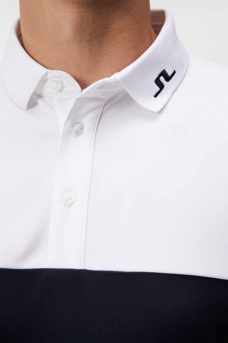 J.Lindeberg jeff polo miehet valkoinen 4VD0119 vaatetus