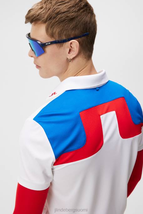 J.Lindeberg jeff polo miehet valkoinen 4VD0299 vaatetus