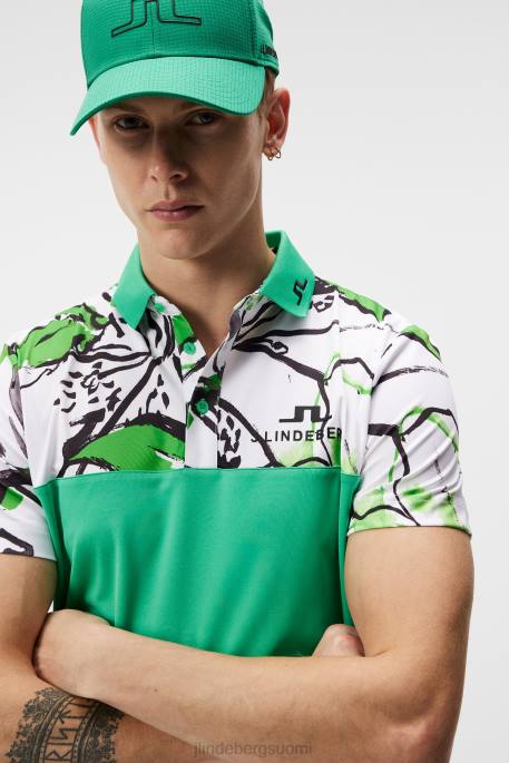 J.Lindeberg jeff tour golf poolo miehet valkoinen 4VD0194 vaatetus