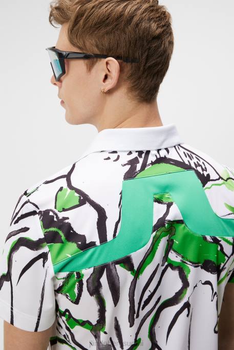 J.Lindeberg kv Tour golf poolo miehet valkoinen 4VD0190 vaatetus