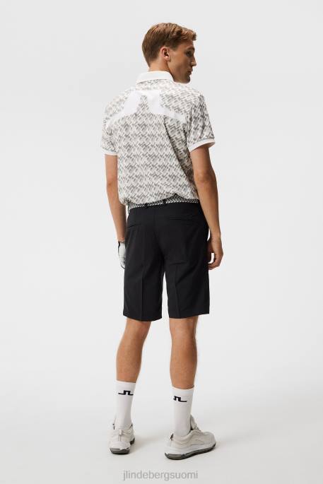 J.Lindeberg kv print poolo miehet harmaa mikrosilta 4VD026 vaatetus