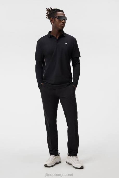 J.Lindeberg liam polo miehet musta 4VD073 vaatetus