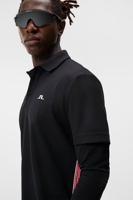 J.Lindeberg liam polo miehet musta 4VD073 vaatetus
