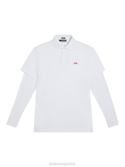 J.Lindeberg liam polo miehet valkoinen 4VD072 vaatetus