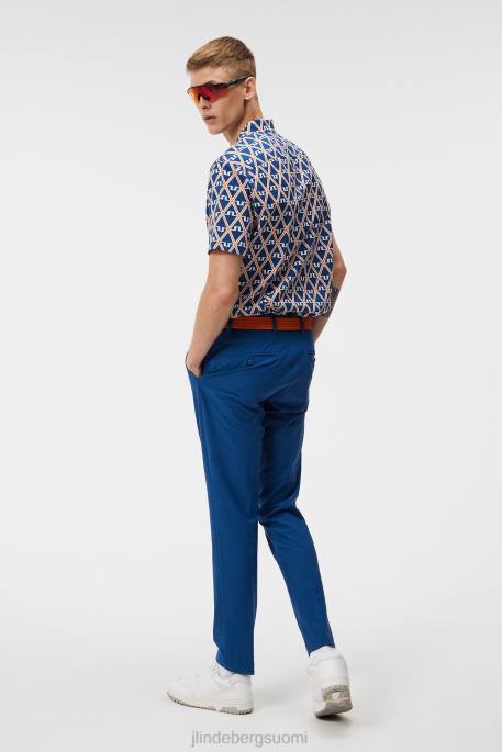 J.Lindeberg lomakeskuksen paita miehet kiinteistön sininen timantti 4VD031 vaatetus