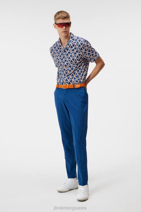 J.Lindeberg lomakeskuksen paita miehet kiinteistön sininen timantti 4VD031 vaatetus