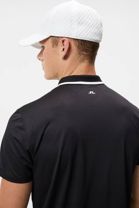 J.Lindeberg luca polo miehet musta 4VD0263 vaatetus