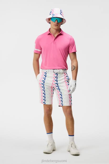 J.Lindeberg nummen poolo miehet atsalea pinkki 4VD0145 vaatetus