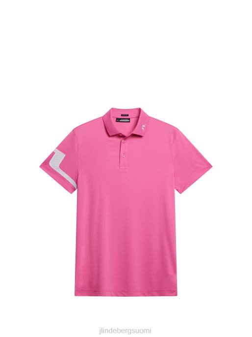 J.Lindeberg nummen poolo miehet atsalea pinkki 4VD0145 vaatetus