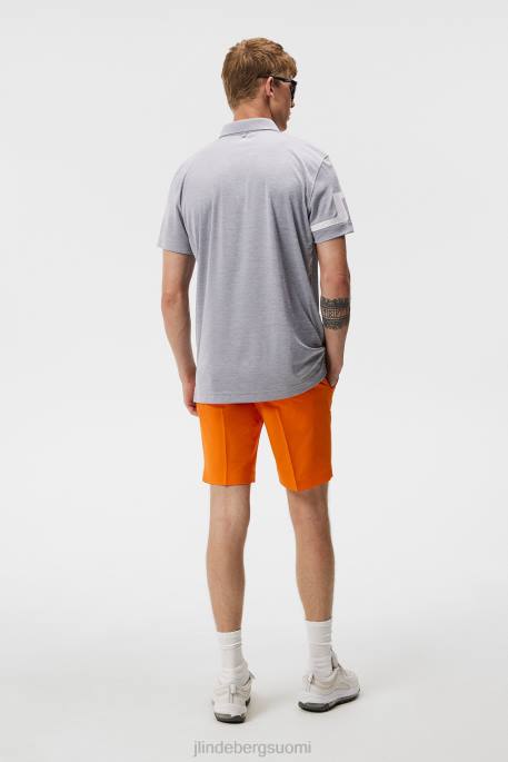 J.Lindeberg nummen poolo miehet harmaa melansi 4VD0127 vaatetus