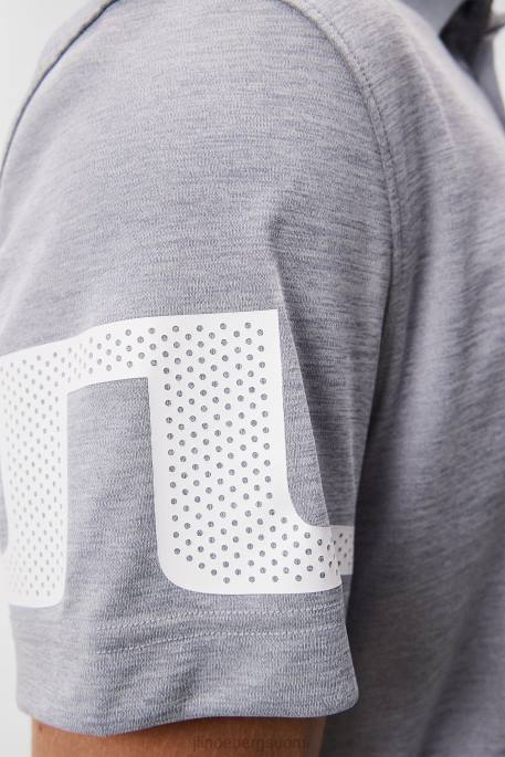 J.Lindeberg nummen poolo miehet harmaa melansi 4VD0127 vaatetus