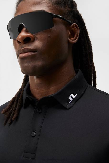 J.Lindeberg nummen poolo miehet musta 4VD0128 vaatetus