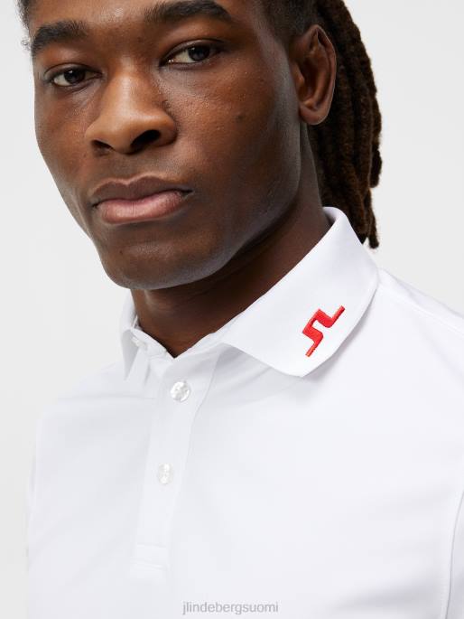 J.Lindeberg nummen poolo miehet tulenpunainen 4VD0290 vaatetus