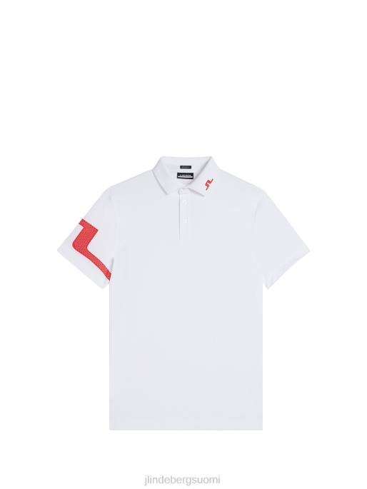 J.Lindeberg nummen poolo miehet tulenpunainen 4VD0290 vaatetus