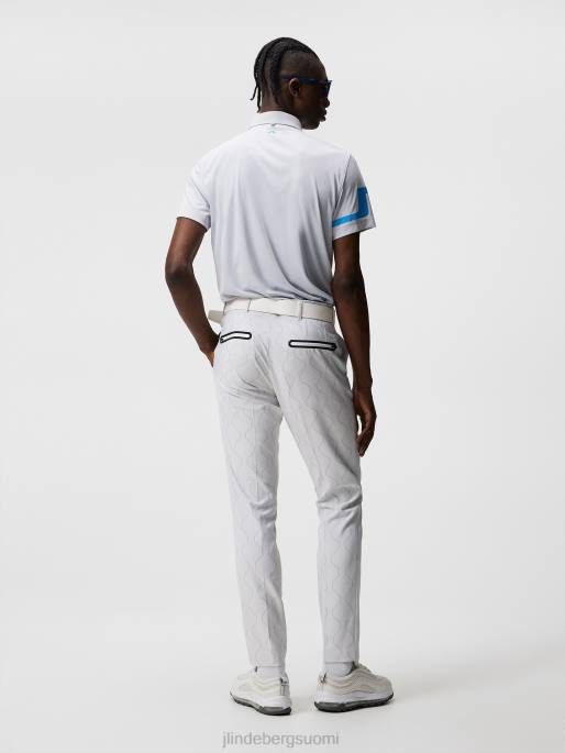 J.Lindeberg nummen poolo miehet vaaleanharmaa melansi 4VD0289 vaatetus