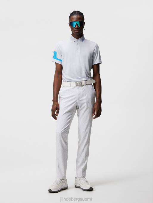 J.Lindeberg nummen poolo miehet vaaleanharmaa melansi 4VD0289 vaatetus