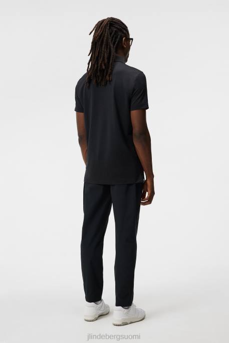 J.Lindeberg siltapoolo miehet musta 4VD054 vaatetus