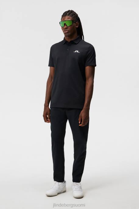 J.Lindeberg siltapoolo miehet musta 4VD054 vaatetus