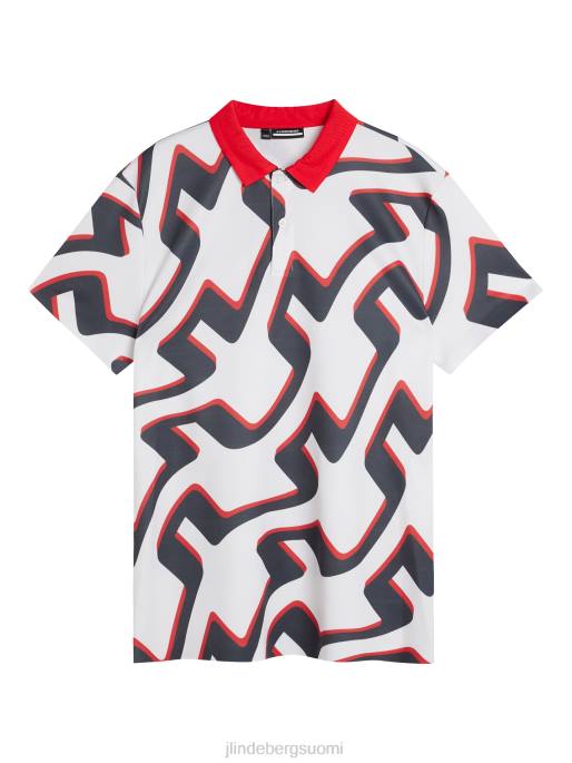J.Lindeberg timmy polo miehet silta-aalto valkoinen 4VD033 vaatetus