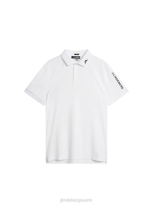 J.Lindeberg tour tech slim poolo miehet valkoinen 4VD091 vaatetus