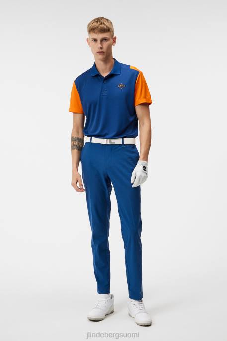 J.Lindeberg zak polo miehet kiinteistön sininen 4VD065 vaatetus