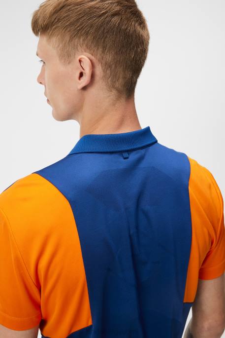 J.Lindeberg zak polo miehet kiinteistön sininen 4VD065 vaatetus