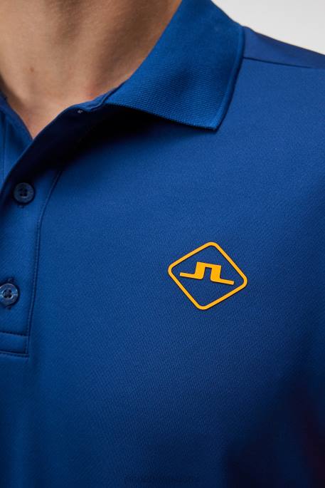 J.Lindeberg zak polo miehet kiinteistön sininen 4VD065 vaatetus