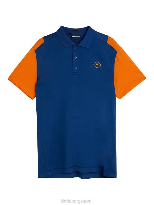 J.Lindeberg zak polo miehet kiinteistön sininen 4VD065 vaatetus