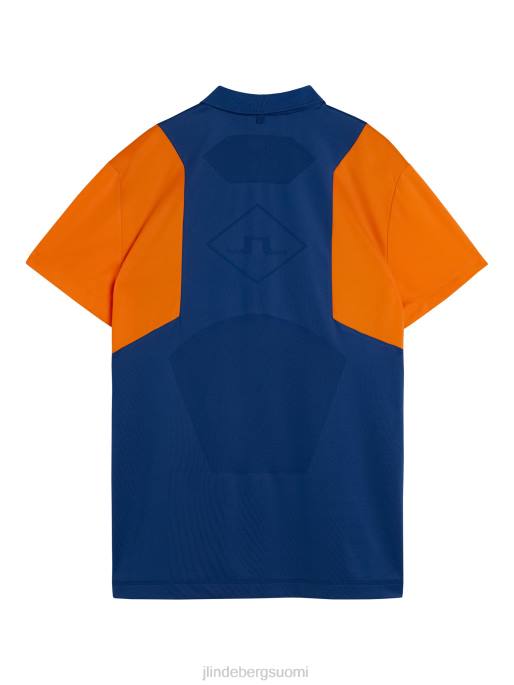 J.Lindeberg zak polo miehet kiinteistön sininen 4VD065 vaatetus