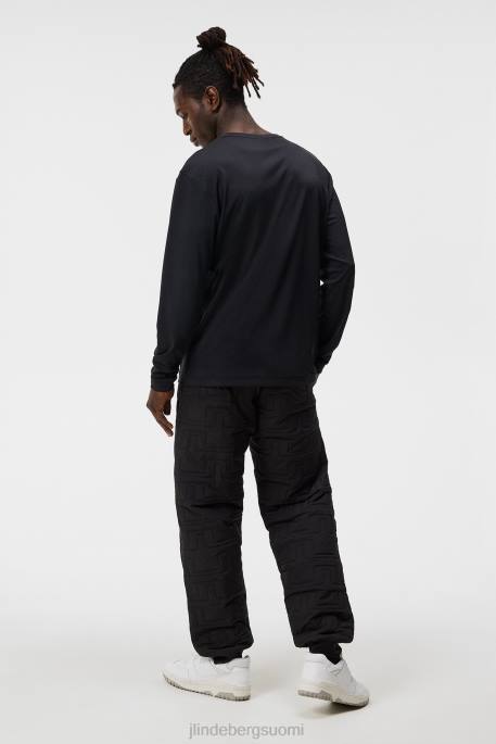 J.Lindeberg ade pitkähihainen t-paita miehet musta 4VD08 vaatetus