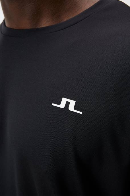 J.Lindeberg ade pitkähihainen t-paita miehet musta 4VD08 vaatetus