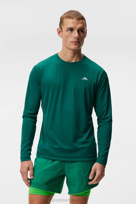 J.Lindeberg ade pitkähihainen t-paita miehet sademetsä 4VD0160 vaatetus