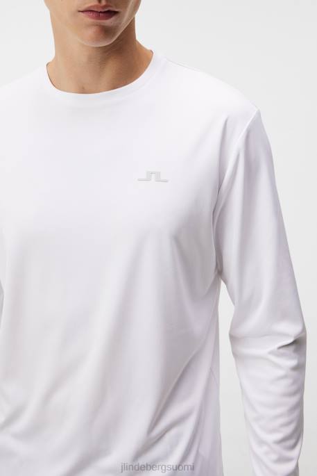 J.Lindeberg ade pitkähihainen t-paita miehet valkoinen 4VD06 vaatetus