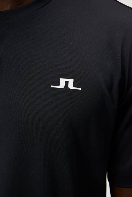 J.Lindeberg ade t-paita miehet musta 4VD010 vaatetus