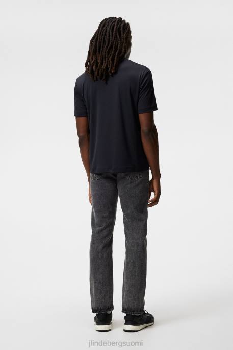 J.Lindeberg ade t-paita miehet musta 4VD0170 vaatetus