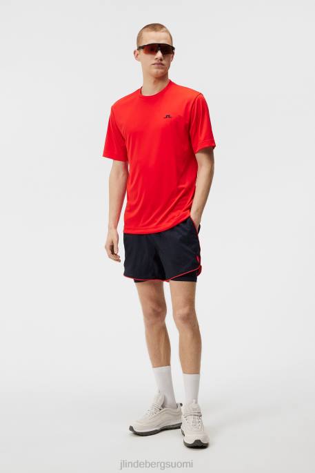 J.Lindeberg ade t-paita miehet tulenpunainen 4VD0171 vaatetus