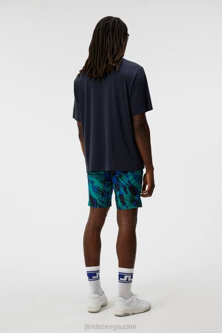 J.Lindeberg alf t-paita miehet laivasto melange 4VD068 vaatetus