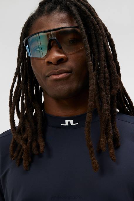 J.Lindeberg alf t-paita miehet laivasto melange 4VD068 vaatetus