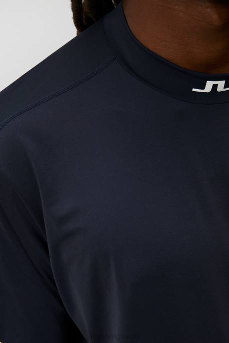 J.Lindeberg alf t-paita miehet laivasto melange 4VD068 vaatetus