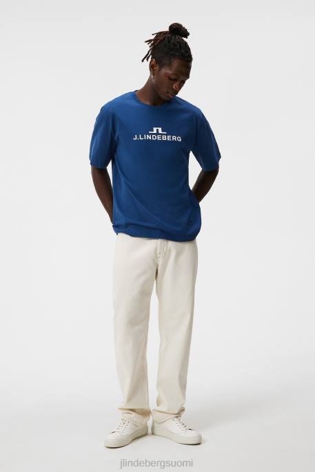 J.Lindeberg alfa t-paita miehet kiinteistön sininen 4VD02 vaatetus
