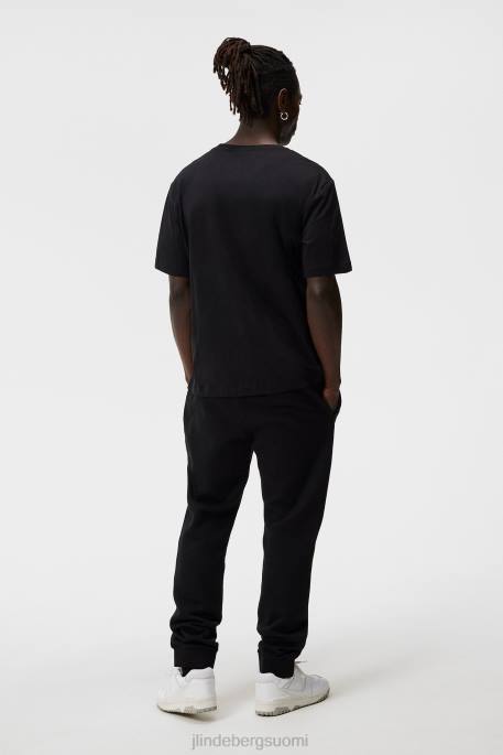 J.Lindeberg alfa t-paita miehet musta 4VD03 vaatetus