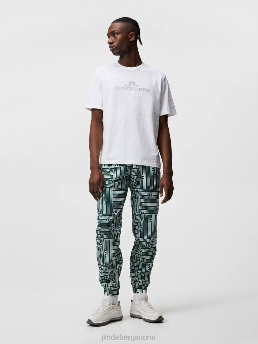 J.Lindeberg alfa t-paita miehet valkoinen 4VD0179 vaatetus